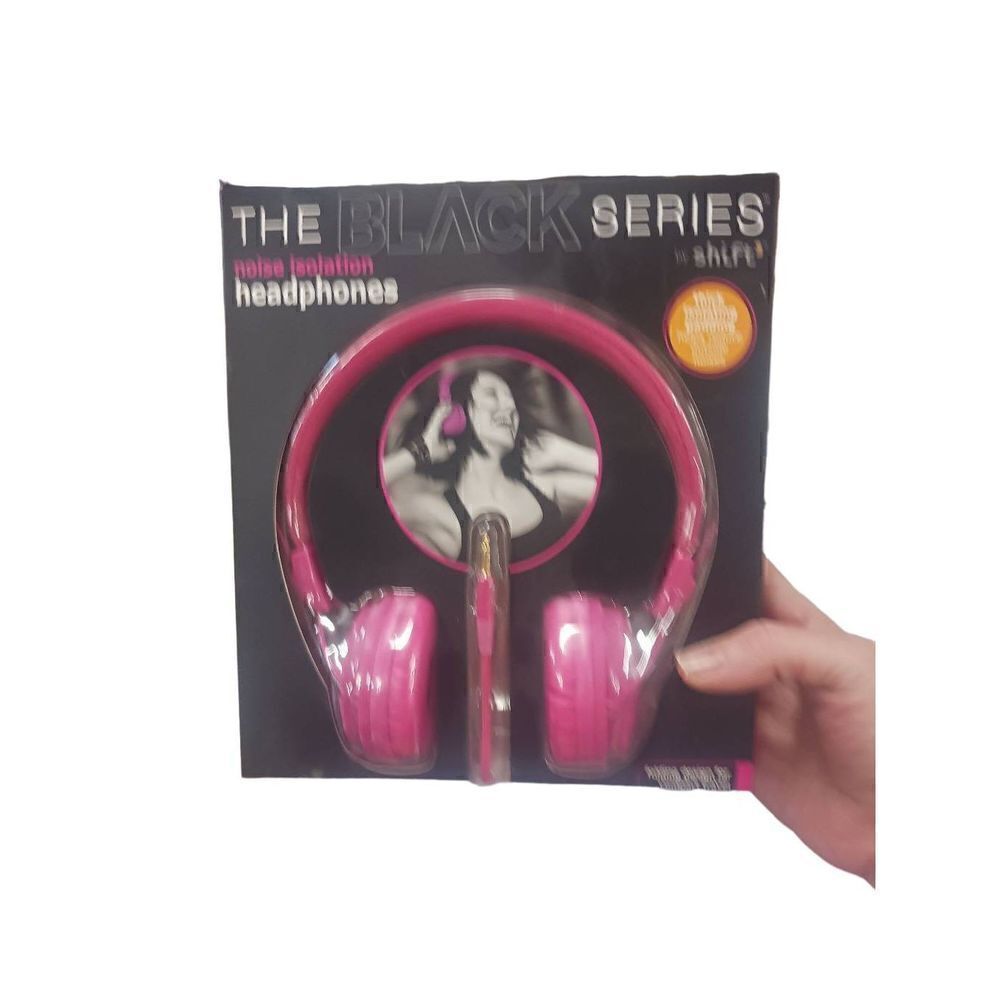 The black series noise isolation over ear headphones barbiecore pink